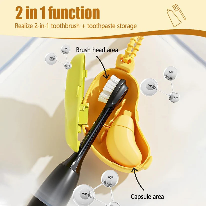 banana toothbrush holder