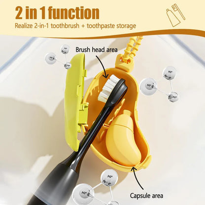 banana toothbrush holder