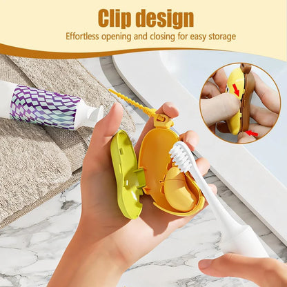 banana toothbrush holder